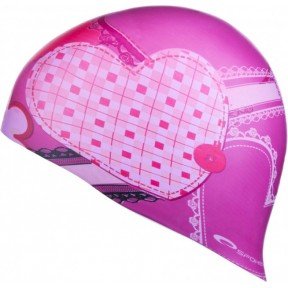Шапочка для плавання дитяча Spokey STYLO JR(839244) heart pic