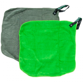 Набір рушників Sea to Summit Tek Towel 2 Washcloths 2 р. XXS (30х30см), 2шт., зелений/лайм