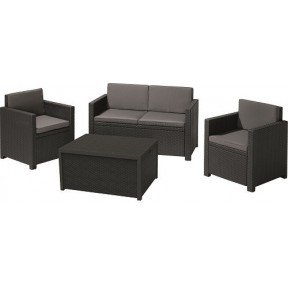 Комплект садових меблів Monaco set, сірий