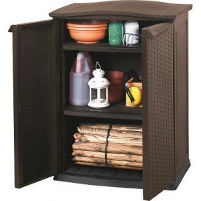 Скринька для зберігання RATTAN STYLE - BASE SHED Compact Garden 230 л