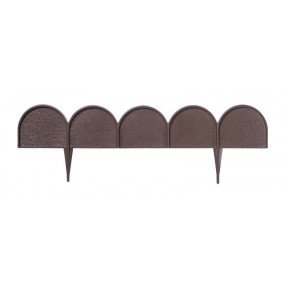 Бордюр садовий GARDEN LINE коричневий, 10 м