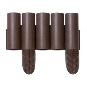 Бордюр садовий PALISADA - коричневий, 2,4 м