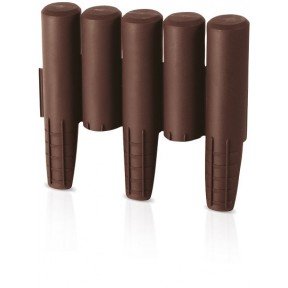 Бордюр садовий PALISADA - коричневий, 2,7 м