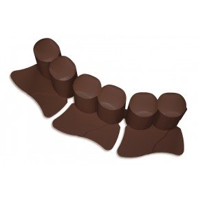 Бордюр садовий PALISADA – коричневий, 3,02 м