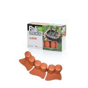 Бордюр садовий PALISADA - теракотовий, 3,02 м