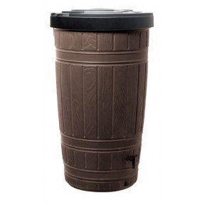 Ємність для збирання дощової води Woodcan, 265 л, коричнева