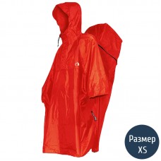 Дощовик-пончо з відділенням для рюкзака Tatonka Cape Men (р.XS), червоний 2794.015