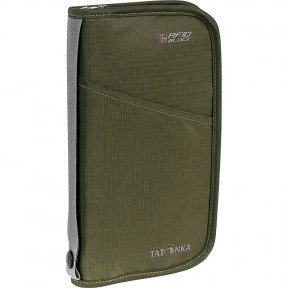 Гаманець із захистом від зчитування даних Tatonka Travel Zip RFID Block (23x13x3см), оливковий 2957.331