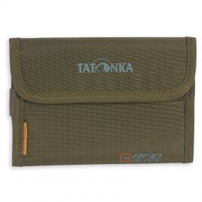 Гаманець із захистом від зчитування даних Tatonka Money Box RFID Block (13х9х1см), оливковий 2969.331