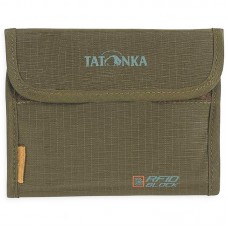 Гаманець із захистом від зчитування даних Tatonka Euro Wallet RFID Block (10х14х2см), оливковий 2991.33