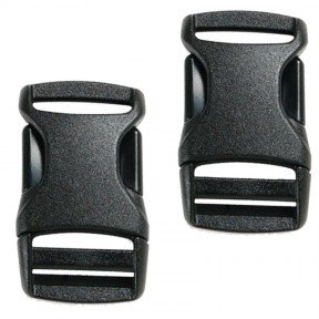 Застібка-фастекс для ременів Tatonka SR-Buckle Paar (20x42мм), чорна, 2 шт. 3365.040