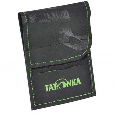 Гаманець на шию Tatonka HY Neck Wallet (13x9x1см), чорний/зелений 2883.341