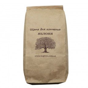 Тріска яблуні для гарячого копчення (1дм3)