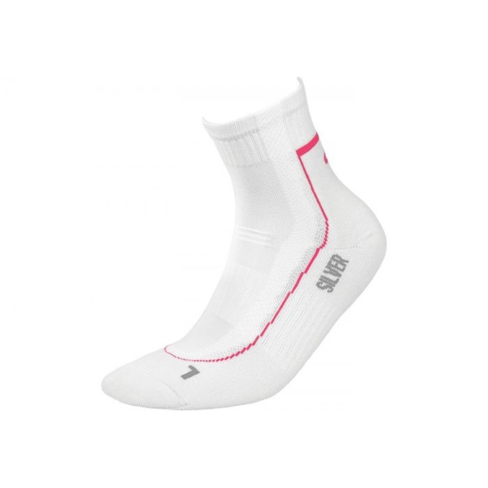 Термошкарпетки InMove RUNNER DEODORANT SILVER white/amaranth (35-37)