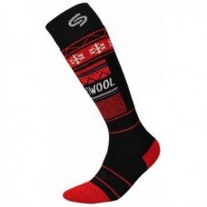 Термошкарпетки InMove SKI DEODORANT THERMOWOOL black/red (41-43)