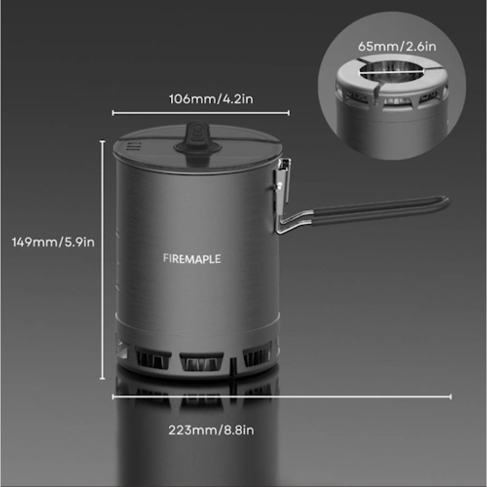 Казанок Fire Maple Petrel Pot з теплообмінним елементом