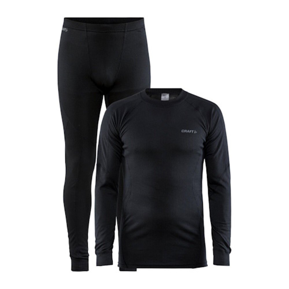 Комплект термобілизни Craft Core Dry Baselayer Set Man black чорний