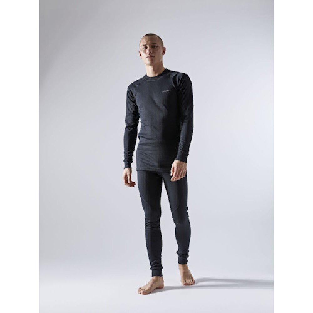Комплект термобілизни Craft Core Dry Baselayer Set Man black чорний