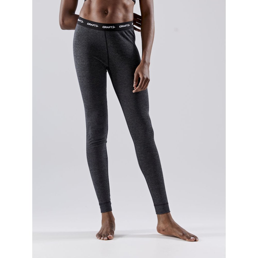 Комплект термобілизни Craft Core Wool Merino Set Woman BLACK MELANGE