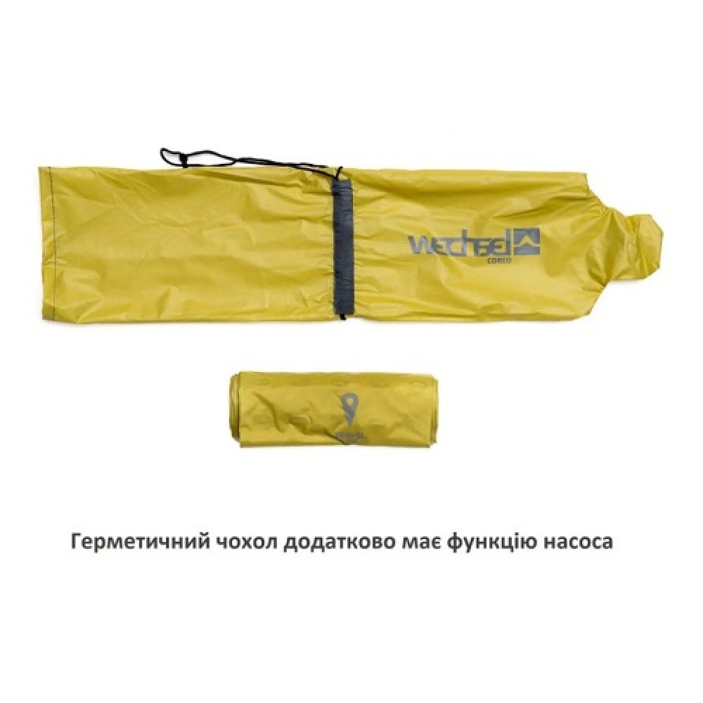Килимок надувний Wechsel Coreo Double-Tube TL Lemon/Grey (233122)