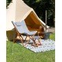 Крісло розкладне Bo-Camp Bloomsbury M Grey