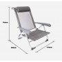 Крісло розкладне Bo-Camp Saint-Tropez Grey