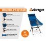 Крісло розкладне Vango Micro Tall Recline Chair Mykonos Blue