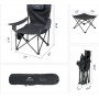 Крісло шезлонг Naturehike CNK2300JJ012 чорне