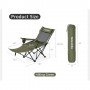 Крісло-шезлонг складане Naturehike CNK2550JJ023 Nightfall T05 оливкове