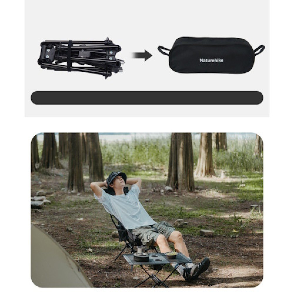 Крісло складане Naturehike Clamshell 001 Triangle Folding Moon Chair