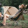 Крісло складане Naturehike YL06 NH18Y060-Z Alu Folding Moon Chair бежеве