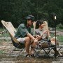 Крісло складане Naturehike YL06 NH18Y060-Z Alu Folding Moon Chair бежеве