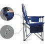 Крісло складне KingCamp Deluxe Hard Arms Chair KC3888 Navy Grey