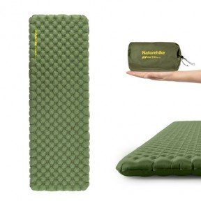 Килимок надувний Naturehike CNK2450WS014 зелений 186 см