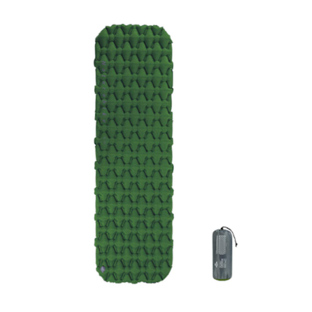 Килимок надувний Naturehike FC-10 NH19Z001-P 6,5 см зелений