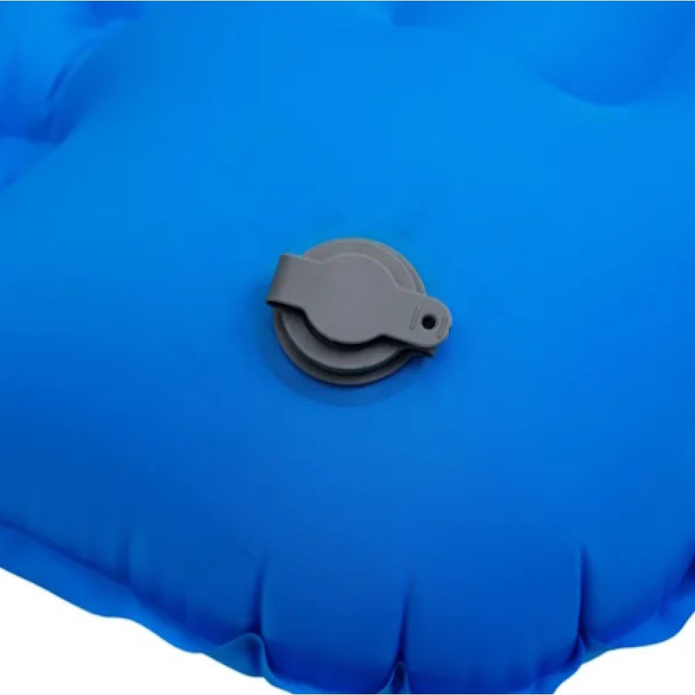 Килимок надувний з подушкою 190-55-3 см Lugi SJ-0084BL синій