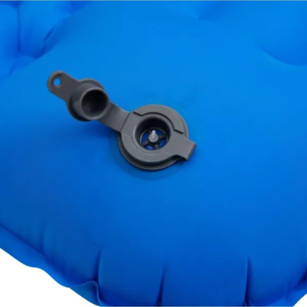 Килимок надувний з подушкою 190-55-3 см Lugi SJ-0084BL синій