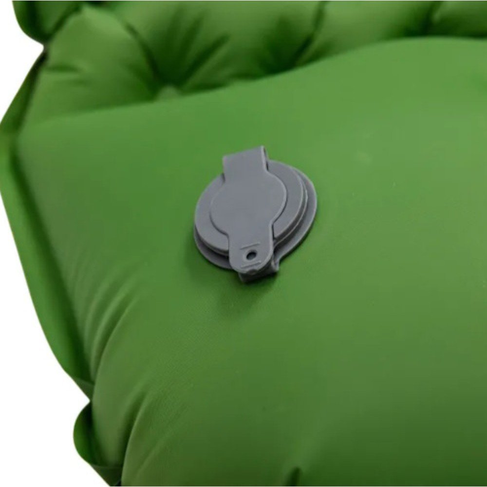 Килимок надувний з подушкою 190-55-3 см Lugi SJ-0084GR зелений