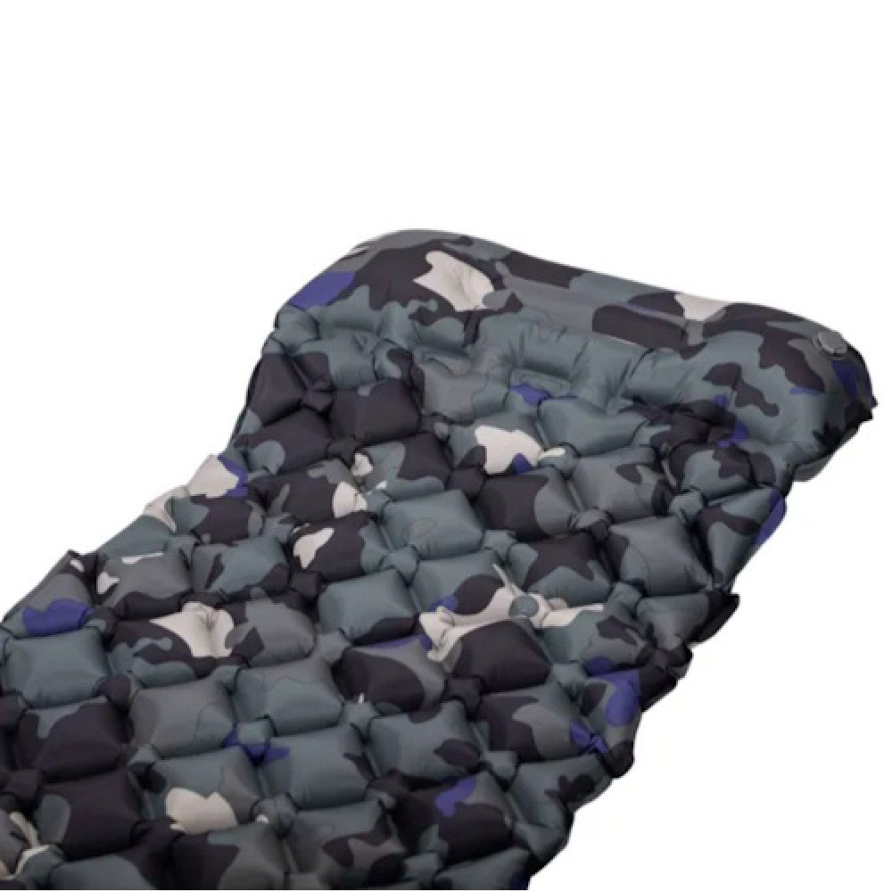 Килимок надувний з подушкою 190-55-3 см Lugi SJ-0084KH камуфляж