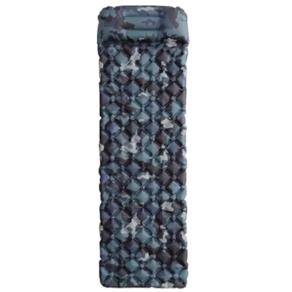 Килимок надувний з подушкою 190-55-3 см Lugi SJ-0084KH камуфляж