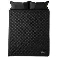 Килимок самонадувний двомісний з подушками Lugi LU-027B чорний