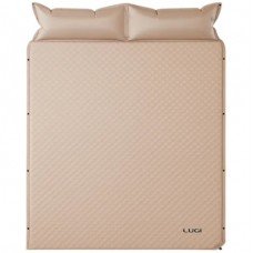 Килимок самонадувний двомісний з подушками Lugi LU-027BE бежевий