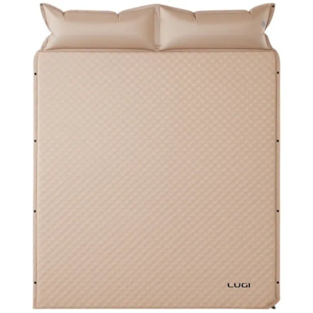 Килимок самонадувний двомісний з подушками 190-130-3 см Lugi LU-027