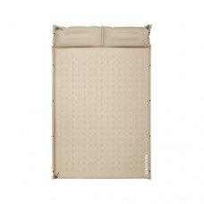 Килимок самонадувний двомісний з подушкою Naturehike CNK2550WS025 товщина 3 см бежевий