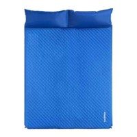 Килимок самонадувний двомісний з подушкою Naturehike NH18Q010-D синій