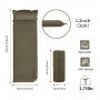 Килимок самонадувний Naturehike CNK2300DZ014 темно-зелений 3 см