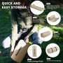 Килимок самонадувний з подушкою Naturehike CNK2450WS020 10 см бежевий