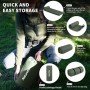 Килимок самонадувний з подушкою Naturehike CNK2450WS020 10 см темно-зелений