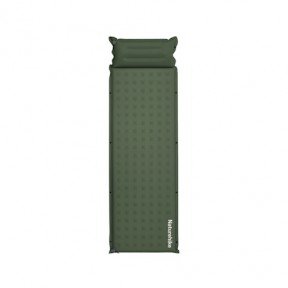 Килимок самонадувний з подушкою Naturehike CNK2550WS025 товщина 6 см зелений