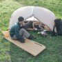 Килимок самонадувний з подушкою Naturehike NH15Q002-D 25 мм бежевий